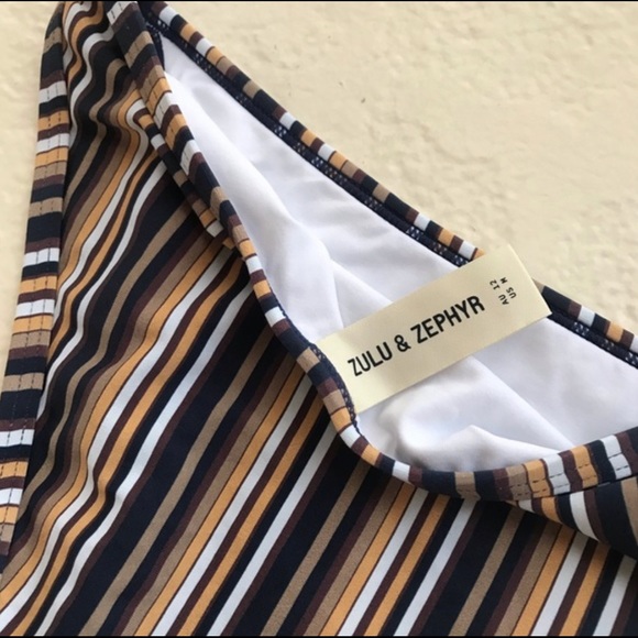 Zulu & Zephyr Stripe Bikini Bottoms - Picture 3 of 4